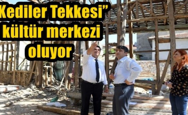 “Kediler Tekkesi” kültür merkezi oluyor