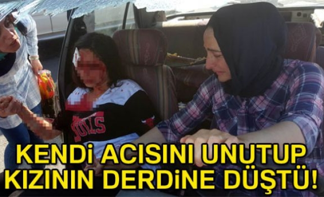 KENDİ ACISINI UNUTUP KIZININ DERDİNE DÜŞTÜ!