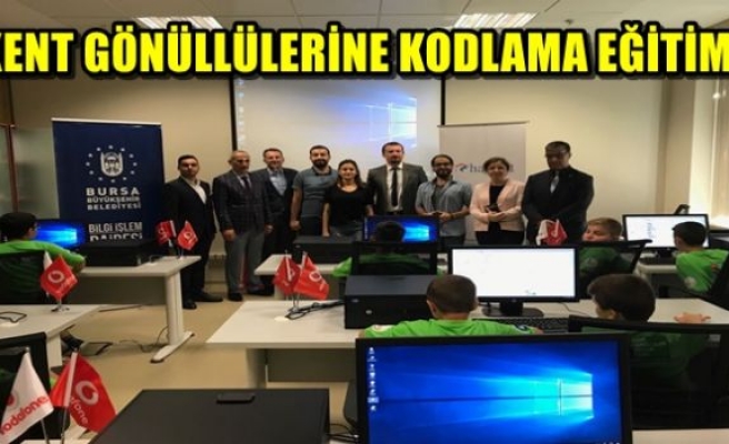 KENT GÖNÜLLÜLERİNE KODLAMA EĞİTİMİ