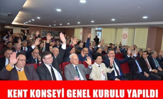 Kent Konseyi genel kurulu yapıldı