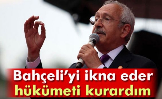 Kılıçdaroğlu: 'Bahçeli'yi ikna edebilirdik'