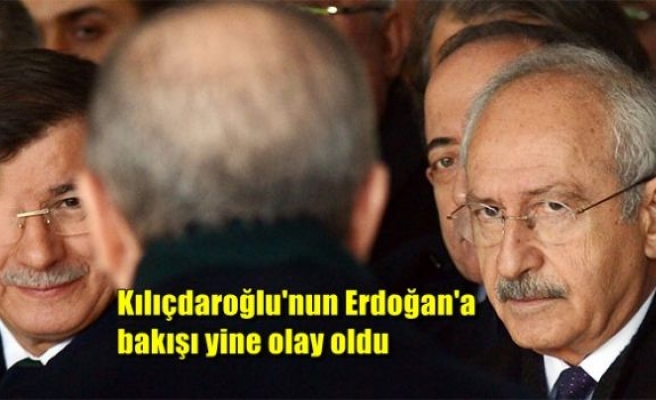 Kılıçdaroğlu'nun Erdoğan'a bakışı yine olay oldu