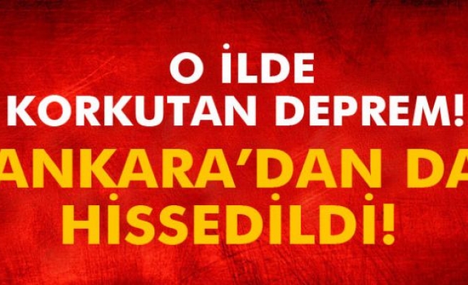 Kırşehir’de deprem!