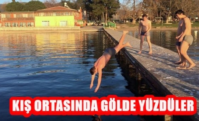 Kış Ortasında Gölde Yüzdüler