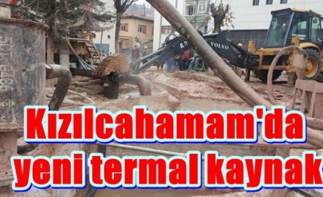 Kızılcahamam'da yeni termal kaynak