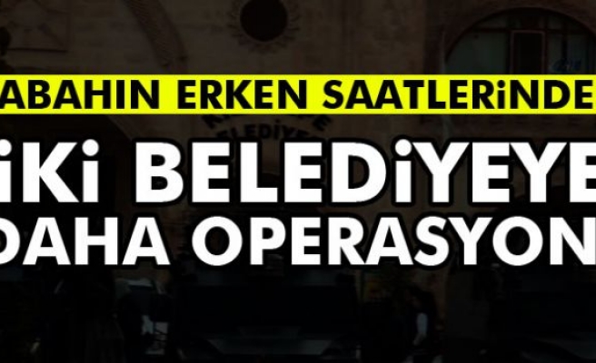 Kızıltepe Belediyesine operasyon: 4 gözaltı