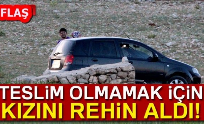 KIZINI REHİN ALDI!