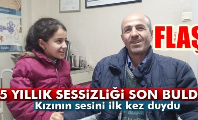 Kızının Sesini İlk Kez Duydu!