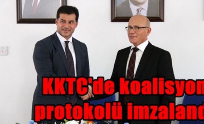 KKTC'de koalisyon protokolü imzalandı