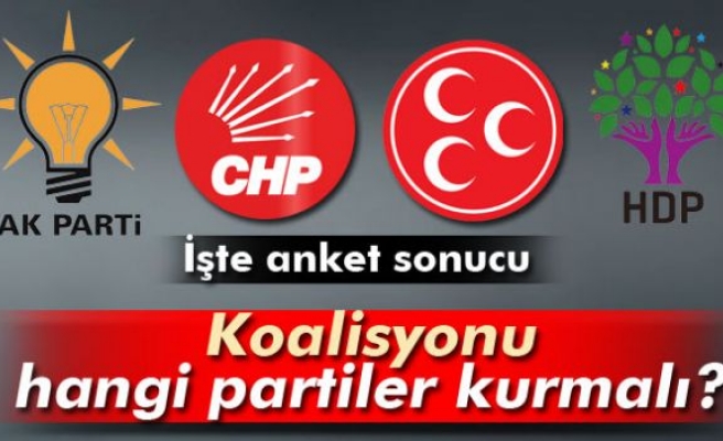 ‘Koalisyonu hangi partiler kurmalı?’