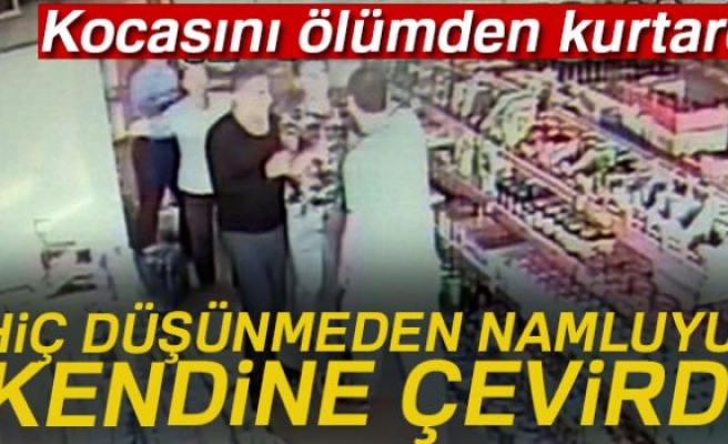 KOCASINI ÖLÜMDEN KURTARDI!