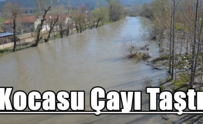 Kocasu Çayı Taştı