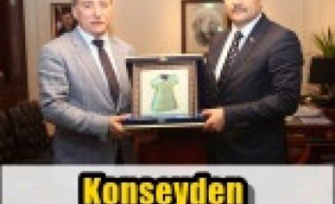 Konseyden Çavuşoğlu`na Ziyaret