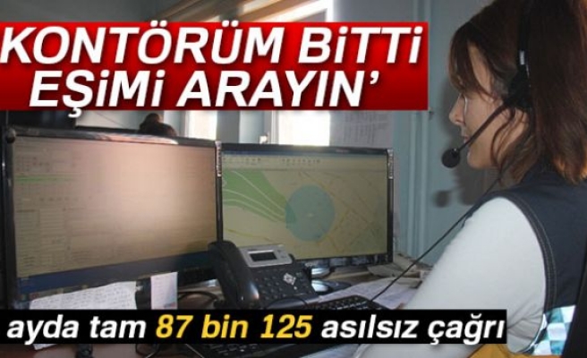 KONTÜRÜM BİTTİ EŞİMİ ARAYIN!