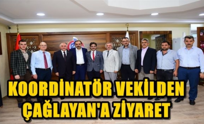 KOORDİNATÖR VEKİLDEN ÇAĞLAYAN'A ZİYARET