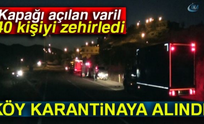 KÖY KARANTİNA ALTINA ALINDI!