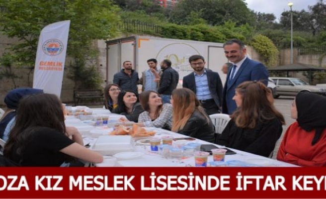 KOZA KIZ MESLEK LİSESİNDE İFTAR KEYFİ