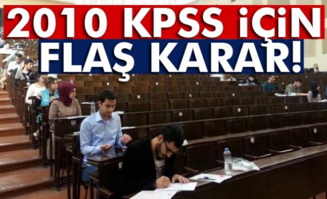 KPSS'ye girenler dikkat! İptal edildi