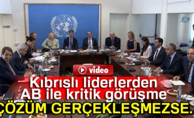 KRİTİK GÖRÜŞME!