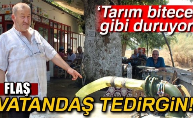 Küçük Menderes'te susuzluk endişesi