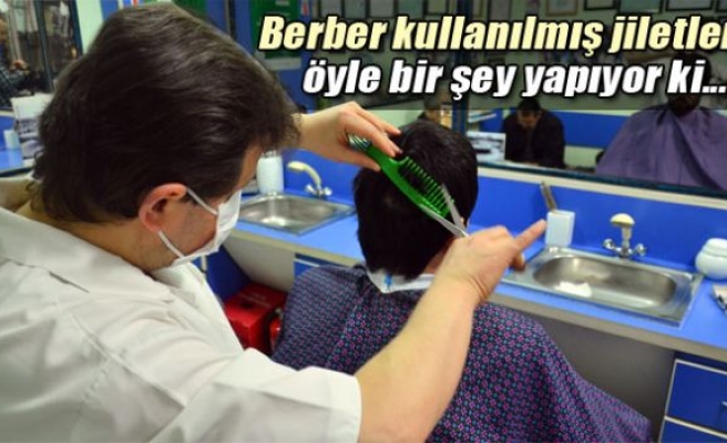 Kullanılmış jiletini getirene traş bedava