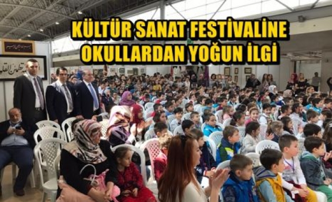 Kültür Sanat Festivaline Okullardan Yoğun İlgi