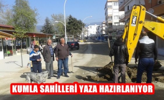 Kumla Sahili Yaza Hazırlanıyor