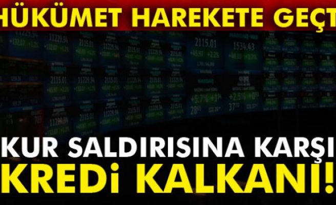 Kur saldırısına karşı kredi kalkanı!