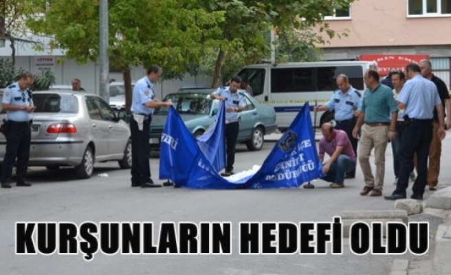 Kurşunların hedefi oldu