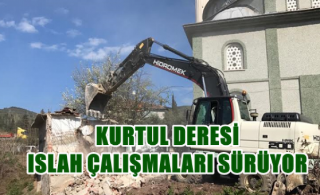  Kurtul Deresi Islah Çalışmaları Sürüyor