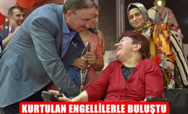 Kurtulan Engellilerle Buluştu