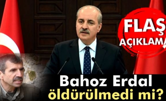 Kurtulmuş'tan, Bahoz Erdal açıklaması