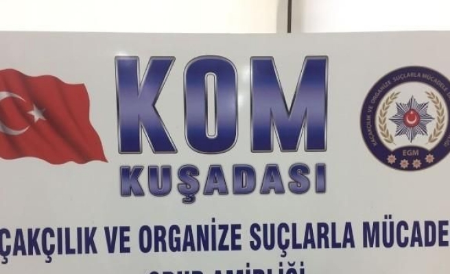 Kuşadası’nda silah kaçakçılığı operasyonu