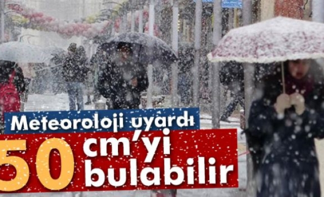 Kuvvetli ve yoğun kar geliyor