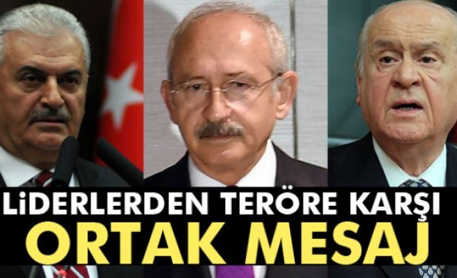 Liderlerden ortak basın açıklaması