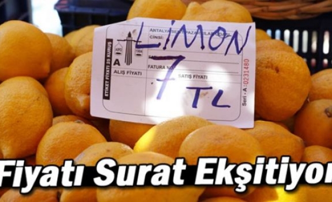 Limonun fiyatı surat ekşitiyor