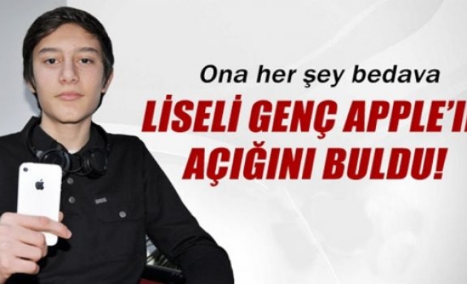 Lise öğrencisi Apple'ın açığını buldu