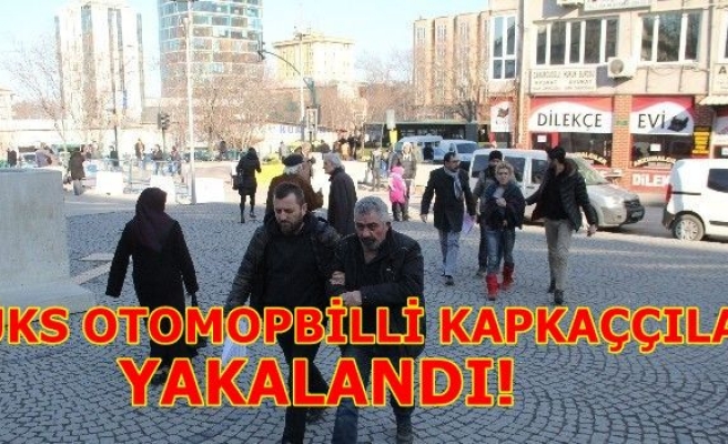 LÜKS OTOMOBİLLİ KAPKAÇÇLILAR YAKALANDI!