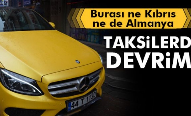 Lüks taksiler görenleri şaşırtıyor