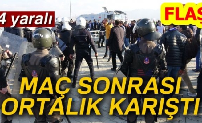 MAÇ SONRASI ORTALIK KARIŞTI!