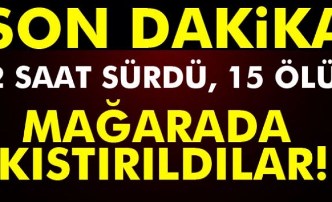 Mağaralarda Kıstırıldılar!