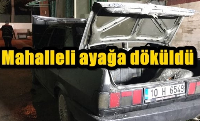 Mahalleli ayağa döküldü