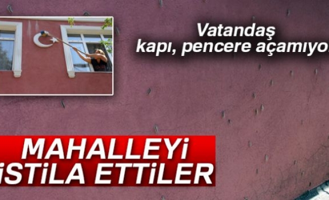 MAHALLEYİ İSTİLA ETTİLER!