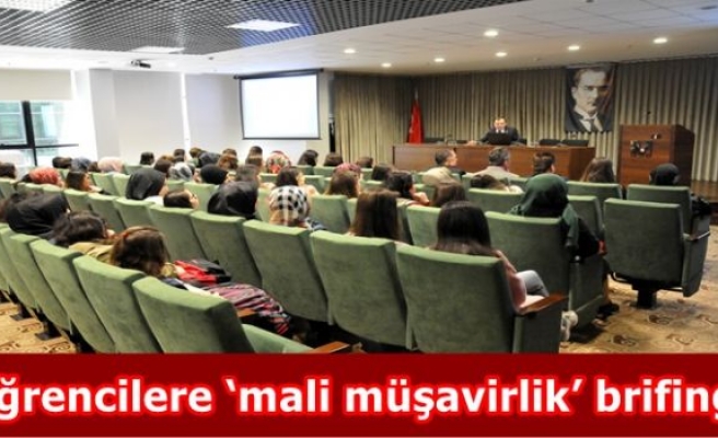 Mali müşavirlik mesleği öğrencilere tanıtıldı