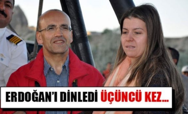 Maliye Bakanı Mehmet Şimşek üçüncü kez...