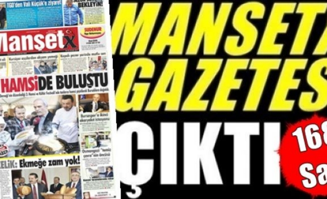 Manşetx Gazetesinin 168. Sayısı Çıktı