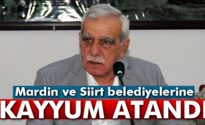 Mardin ve Siirt belediyelerine kayyum atandı