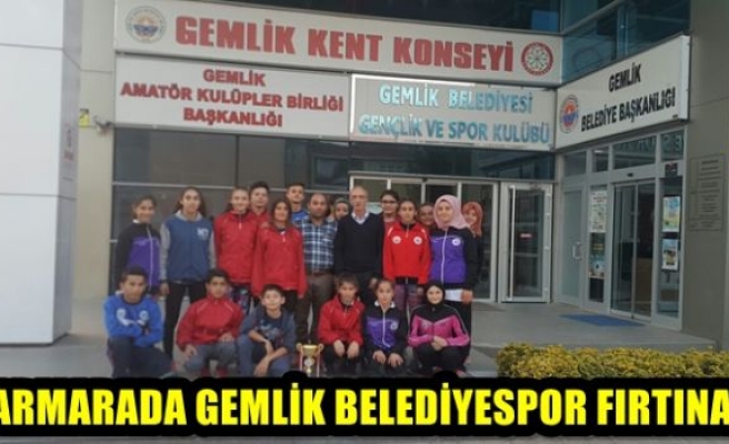 MARMARADA GEMLİK BELEDİYESPOR FIRTINASI