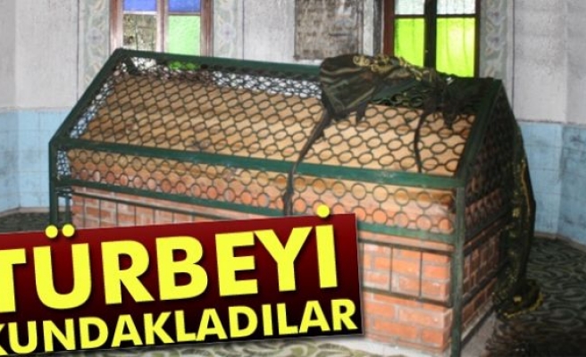 Marmaris’te türbe kundaklandı