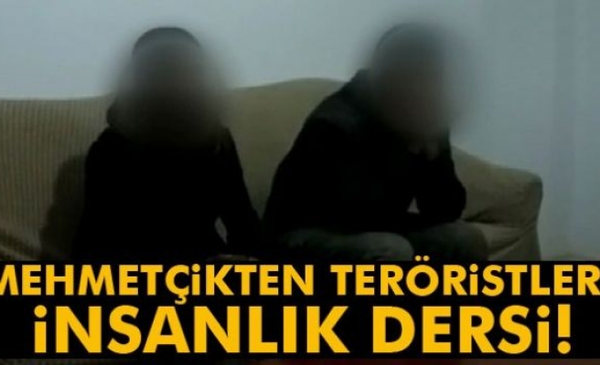 Mehmetçik’ten 2 teröriste insanlık dersi